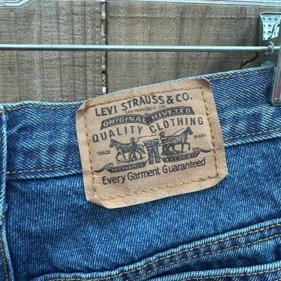 Vintage Levi's Men's Bootcut Jeans Blue Size 30x34 Orange Tab Denim - Picture 5 of 8